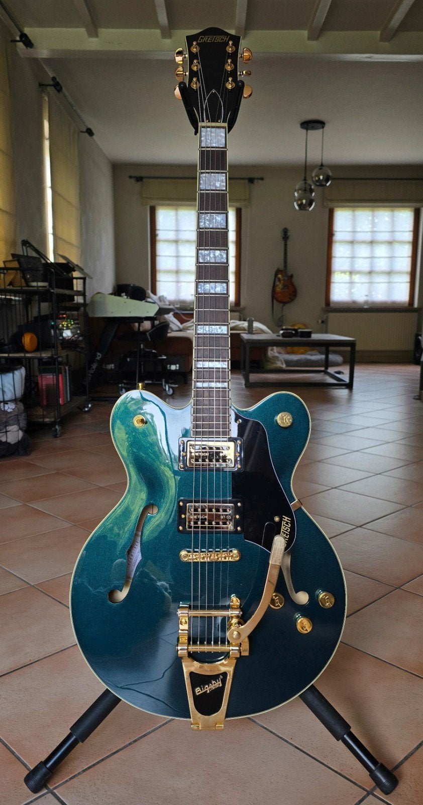 Gretsch G2655TG als nieuw + originele koffer, Muziek en Instrumenten, Snaarinstrumenten | Gitaren | Elektrisch, Ophalen, Nieuw