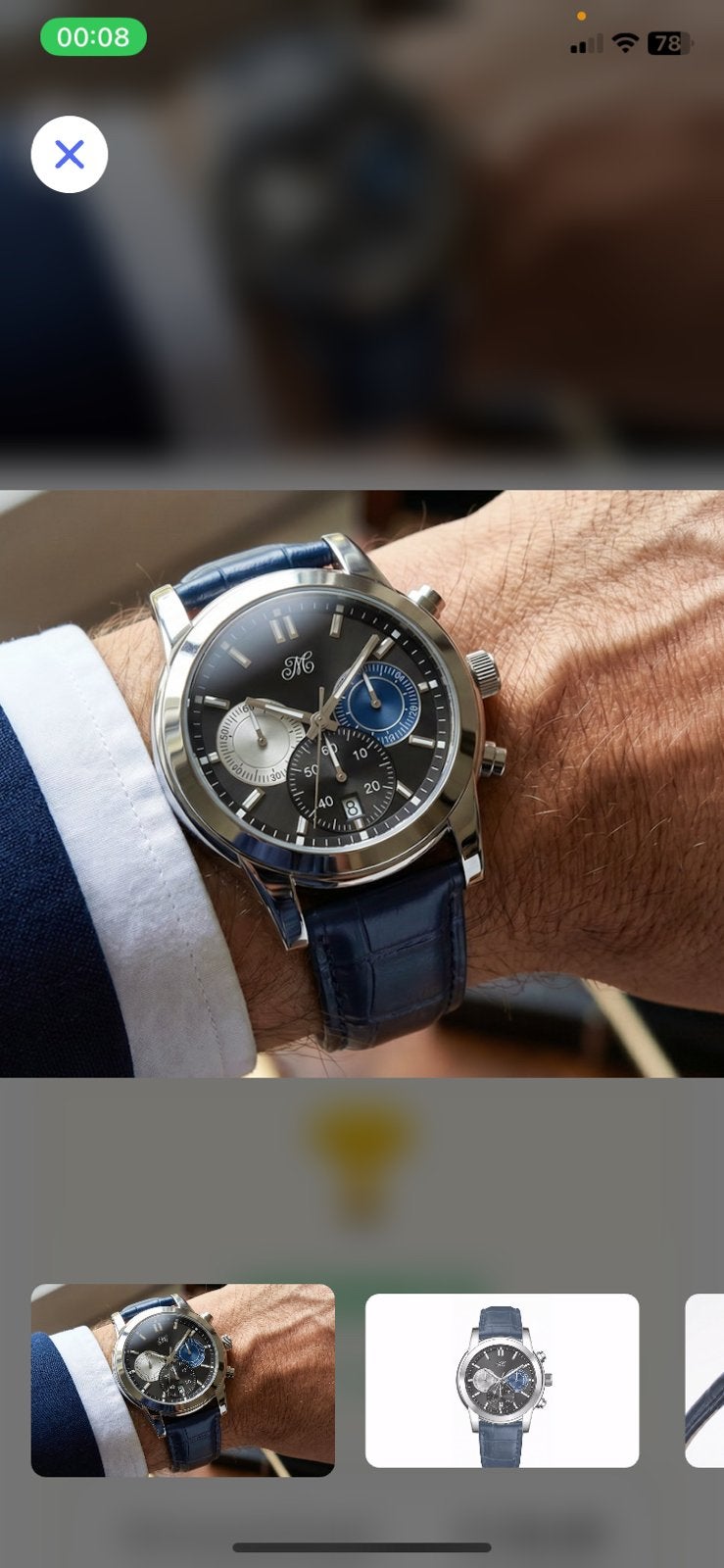 Montre pour homme de marque Maxim Morre Prime PR002, Ophalen of Verzenden, Zo goed als nieuw