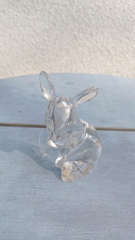 Prachtig beeldje van een konijn Lenox 1993 crystal, Ophalen of Verzenden, Zo goed als nieuw, Dier