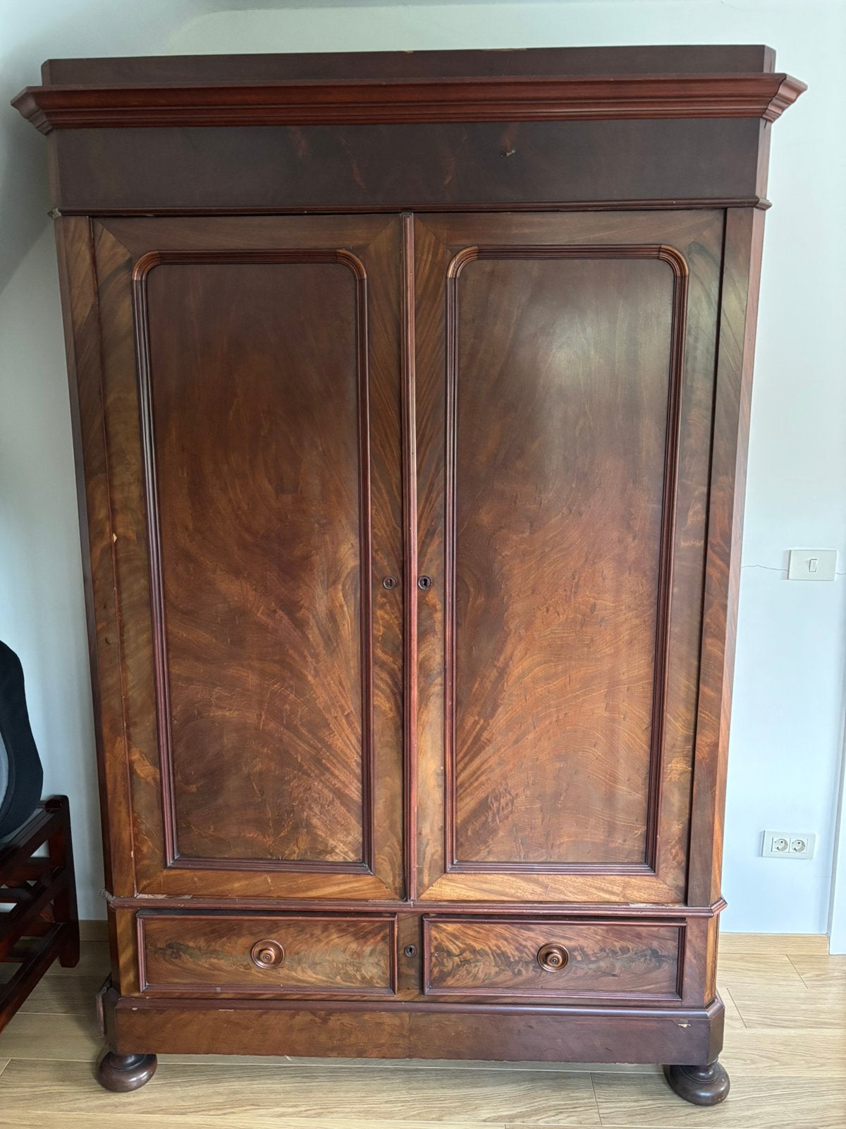 Antieke kast, Ophalen