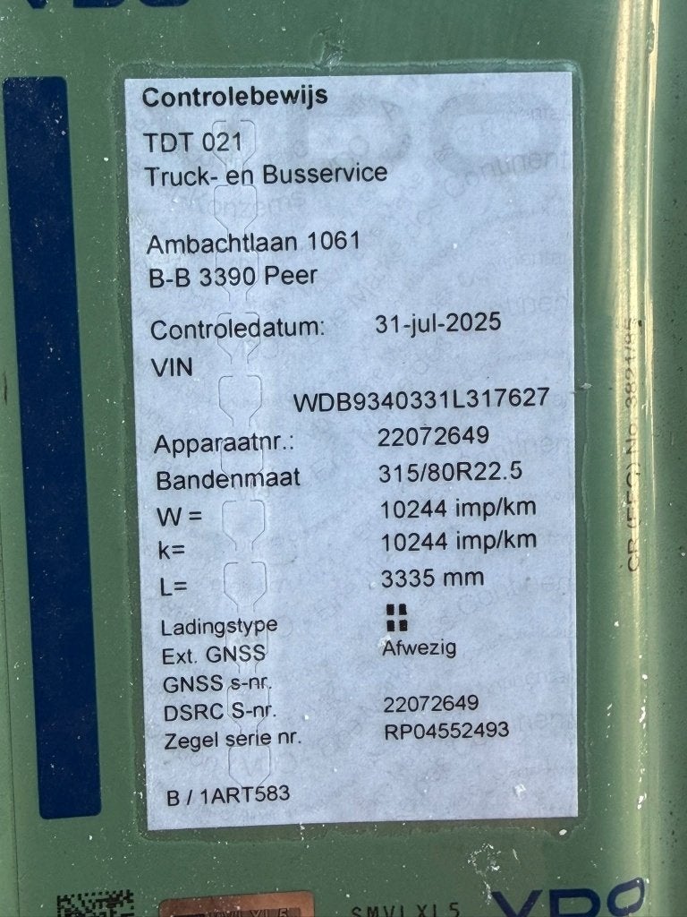 Mercedes Actros 1944 LS (Stock ID 17627) — 6