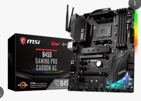 CARTE MERE B450 MSI GAMING PRO CARBON AC, Informatique & Logiciels, Enlèvement, Comme neuf, AMD