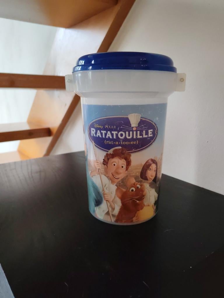 Popcorn emmer Ratatouille (Disney), Verzamelen, Disney, Ophalen, Overige figuren, Zo goed als nieuw, Overige typen