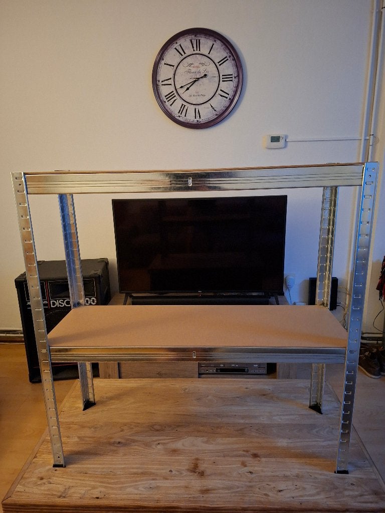 Galva rek met 2 legplanken, Ophalen, Nieuw