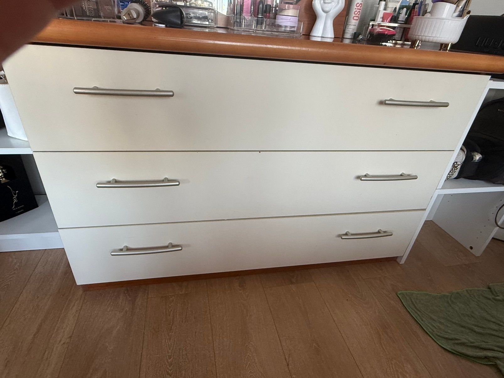 Chambre complète Lit,matelas,armoire et commode,tablesnuit, Enlèvement, Comme neuf