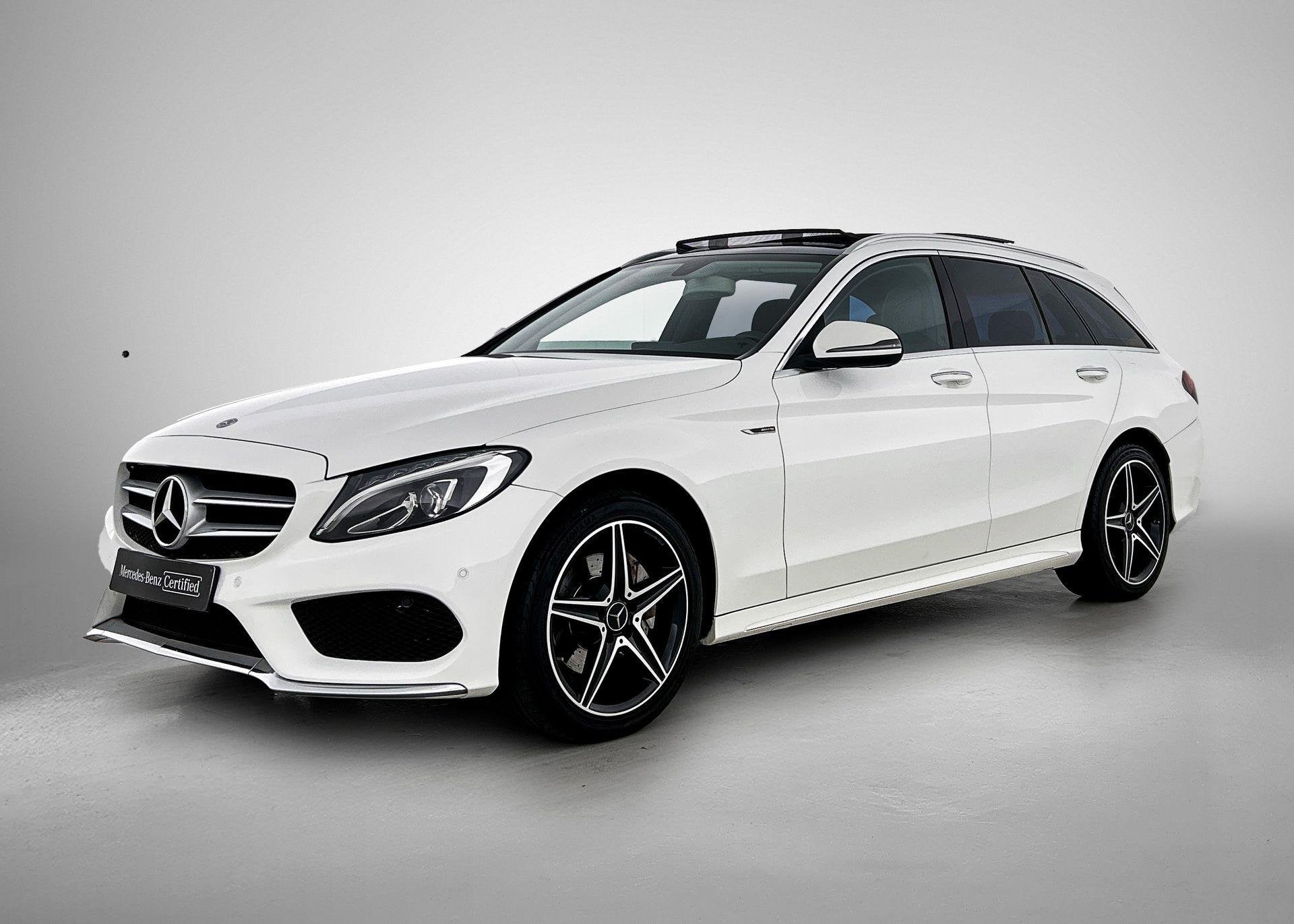 Mercedes-Benz C-Klasse 200 D Break AMG Line | Panoramisch Da, Auto's, Mercedes-Benz, Automatische klimaatregeling, 4 cilinders