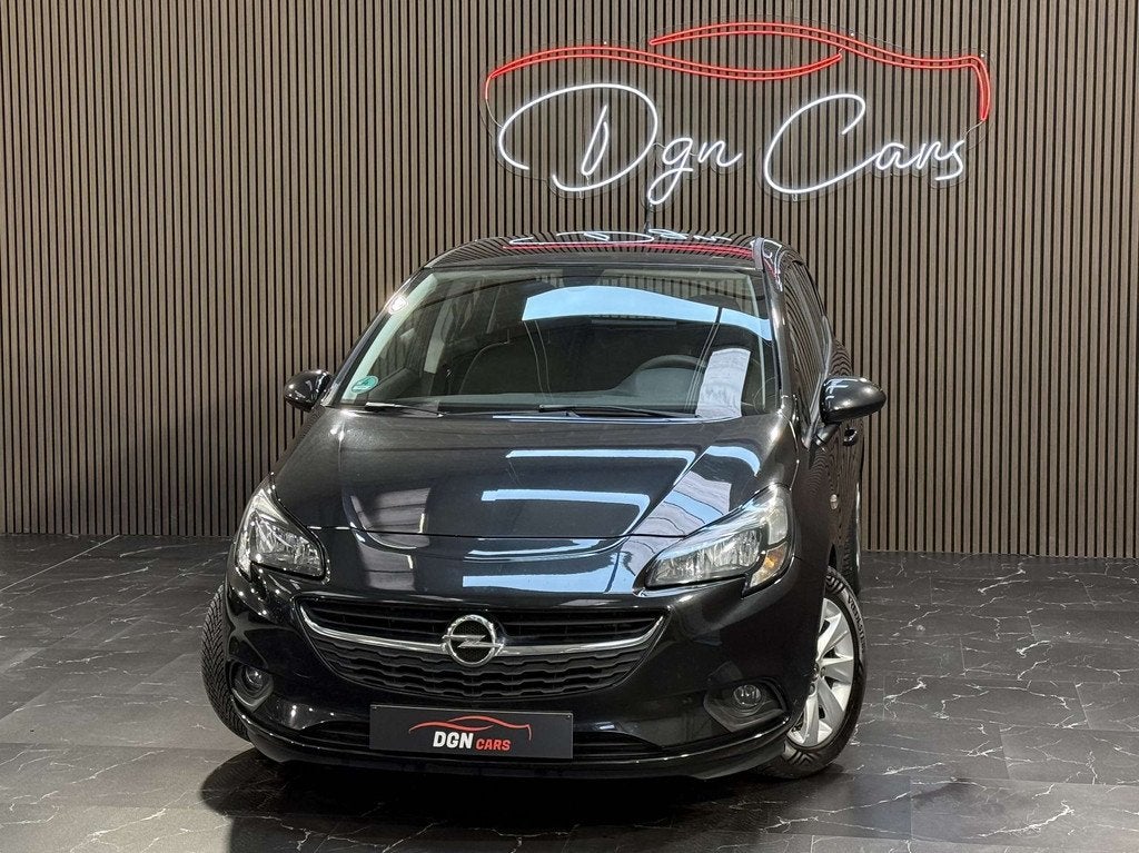 Opel Corsa Corsa 1.4i Black Edition (bj 2015), Auto's, Stof, Gebruikt, 4 cilinders, Zwart