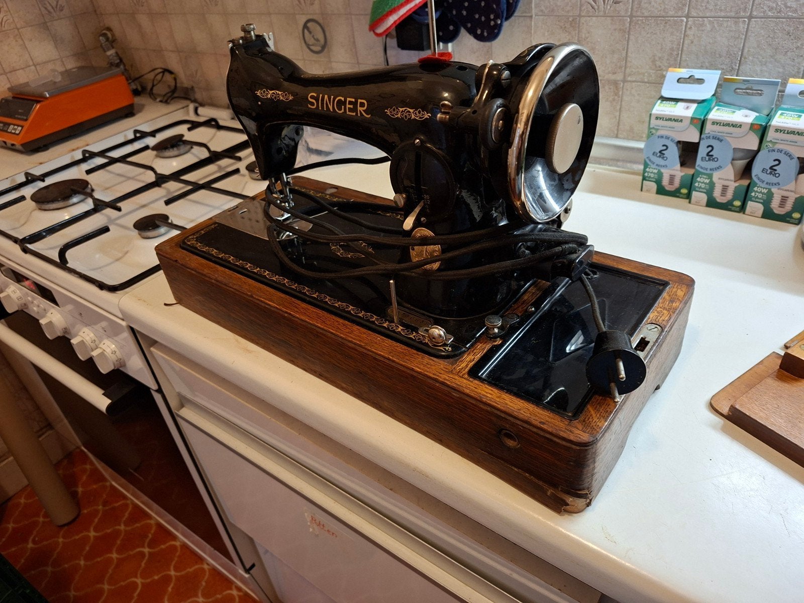 Singer Antieke Naaimachine Model 15 - 99/201, Antiek en Kunst, Ophalen