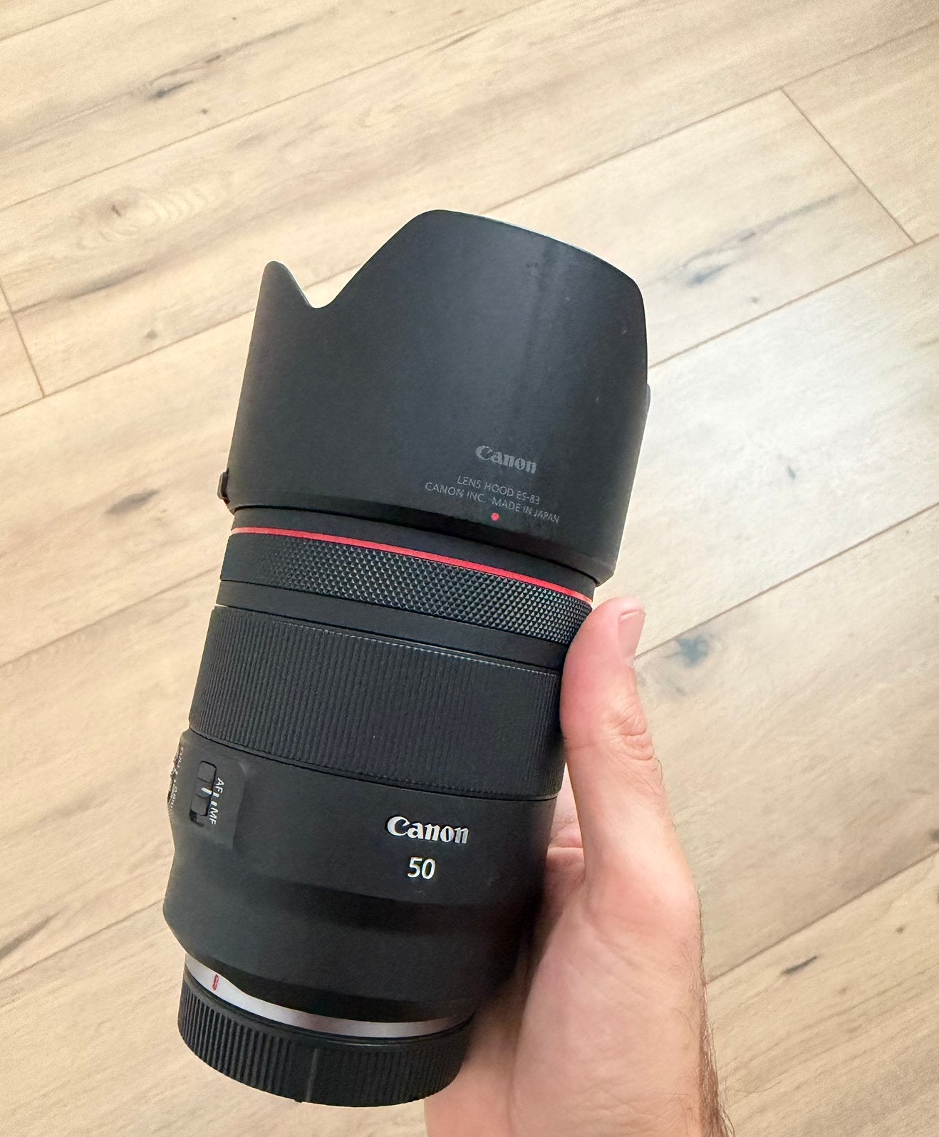 Canon RF 50mm f/1.2L USM – Excellent état, Audio, Tv en Foto, Foto | Lenzen en Objectieven, Ophalen, Canon, Autofocus, Canon RF