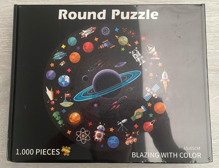 Puzzel 1000st rond planeten, Enlèvement, Comme neuf