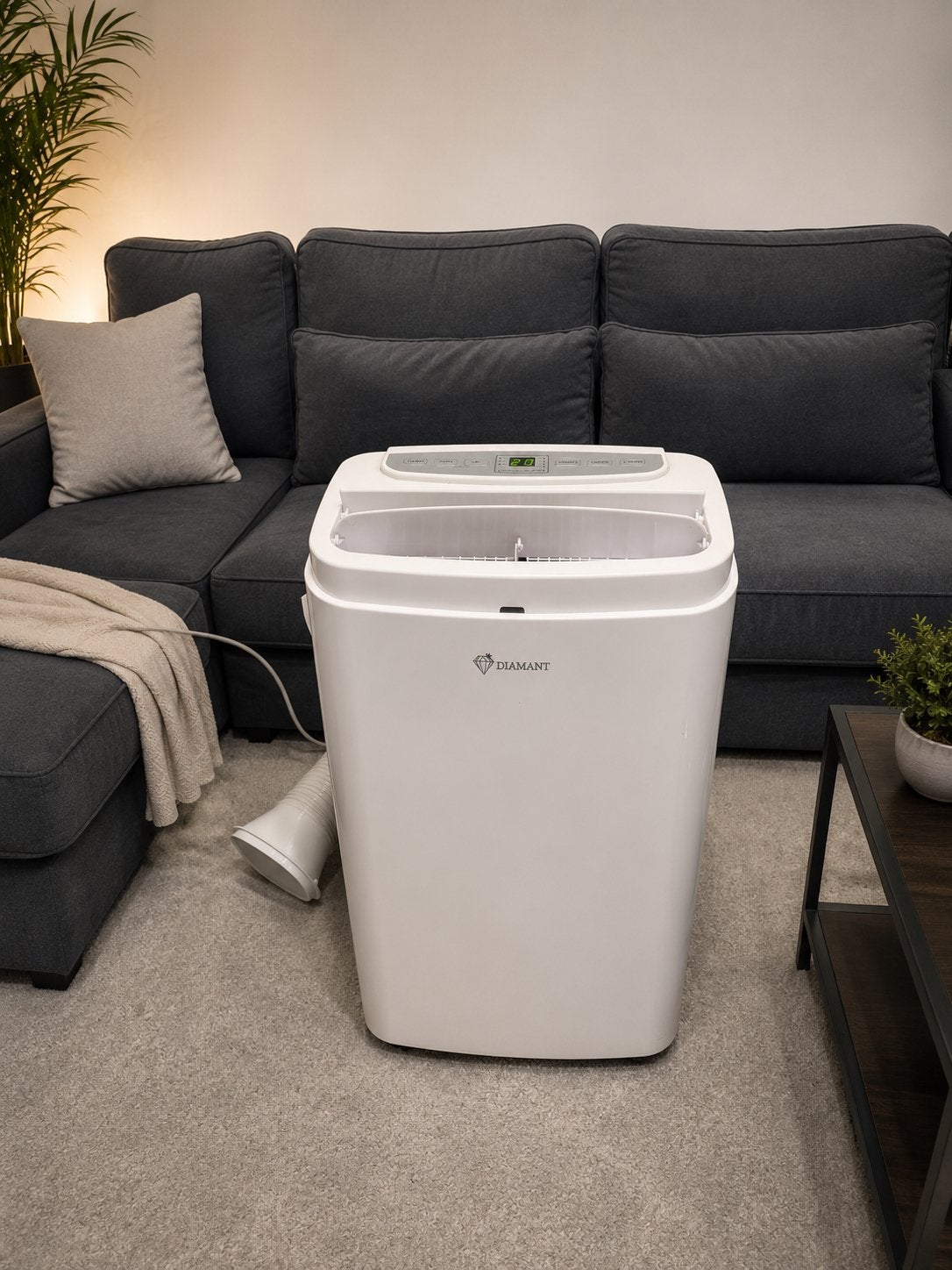 Diamant Mobiele Airco 12.000 BTU, Electroménager, Climatiseurs, Enlèvement, Comme neuf, Climatiseur mobile, Télécommande