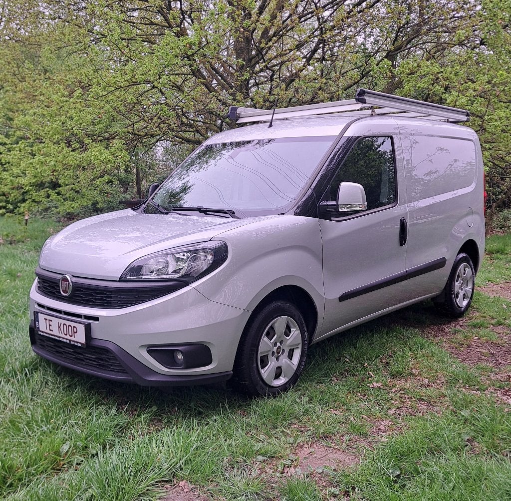 Fiat Doblo: 94.000km +airco + jaar garantie +groot nazicht!, Voorwielaandrijving, Stof, Bedrijf, 3 cilinders