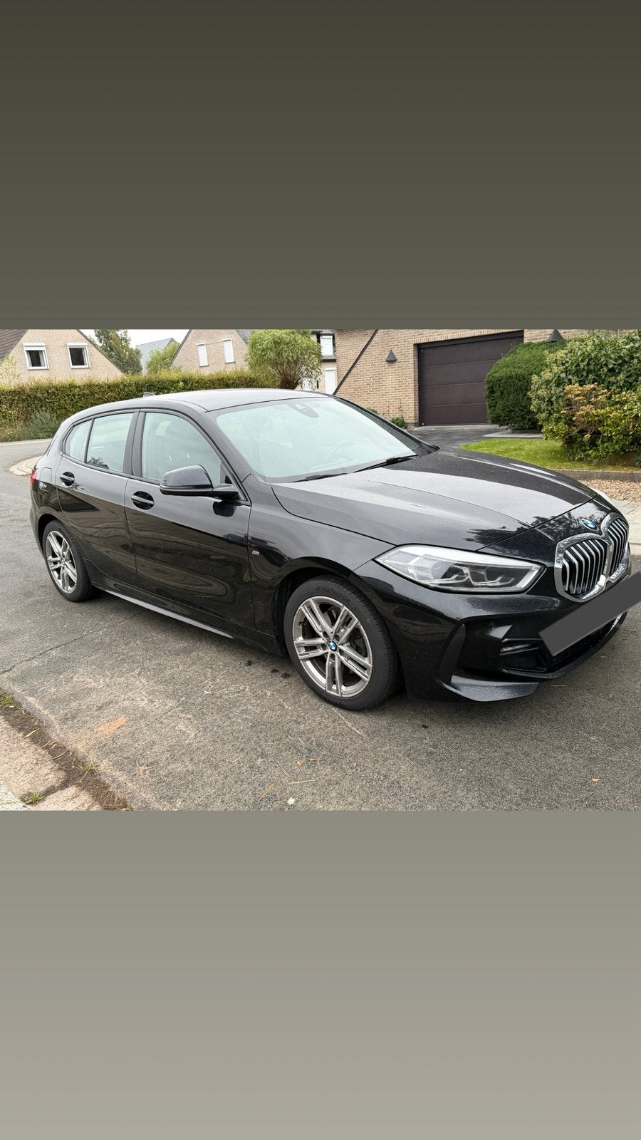 BMW118i M Packet, Auto's, 1 Reeks, Leder en Stof, Zwart, Berline