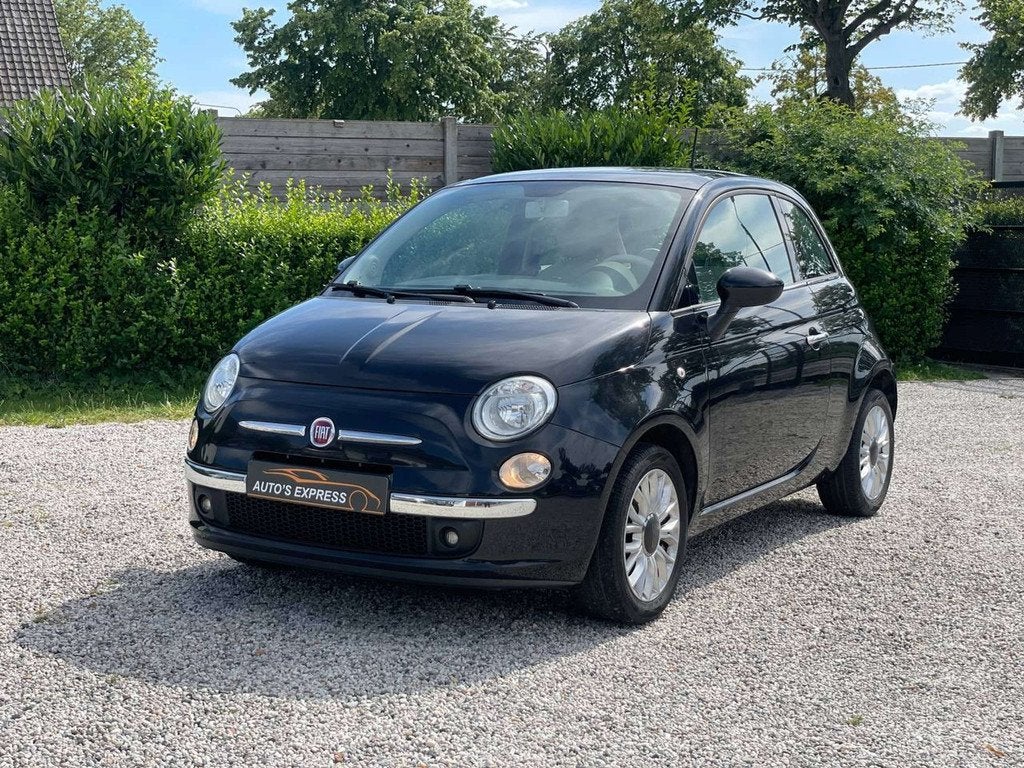 Fiat 500 Benzine/Clima/82000 KM/OpenDak/Garantie/*, Auto's, Fiat, Bedrijf, Te koop, ABS, Isofix, Radio, Benzine, Euro 6, Berline