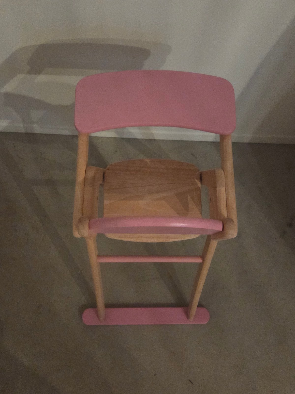 Chaise haute en bois pour poupée, Enlèvement