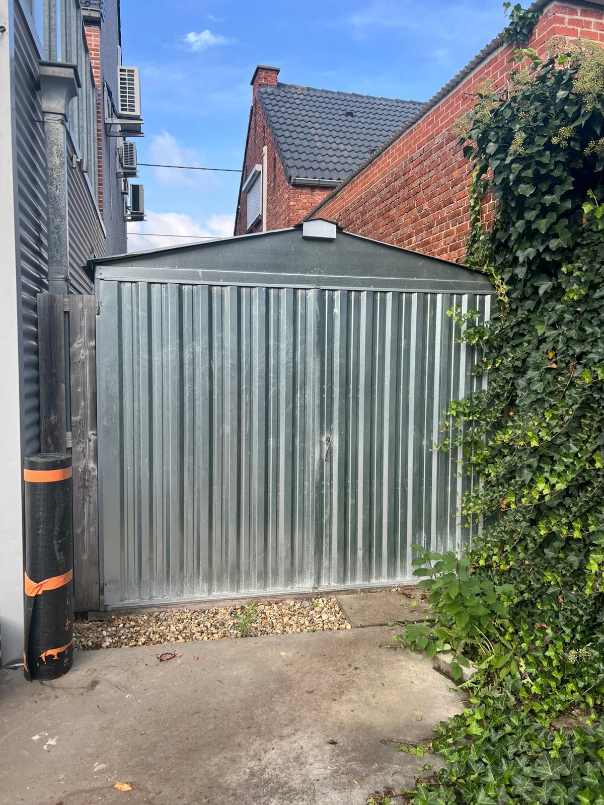 Boîte de garage en métal,, 6 mètres ou plus, Aluminium, Comme neuf, Enlèvement