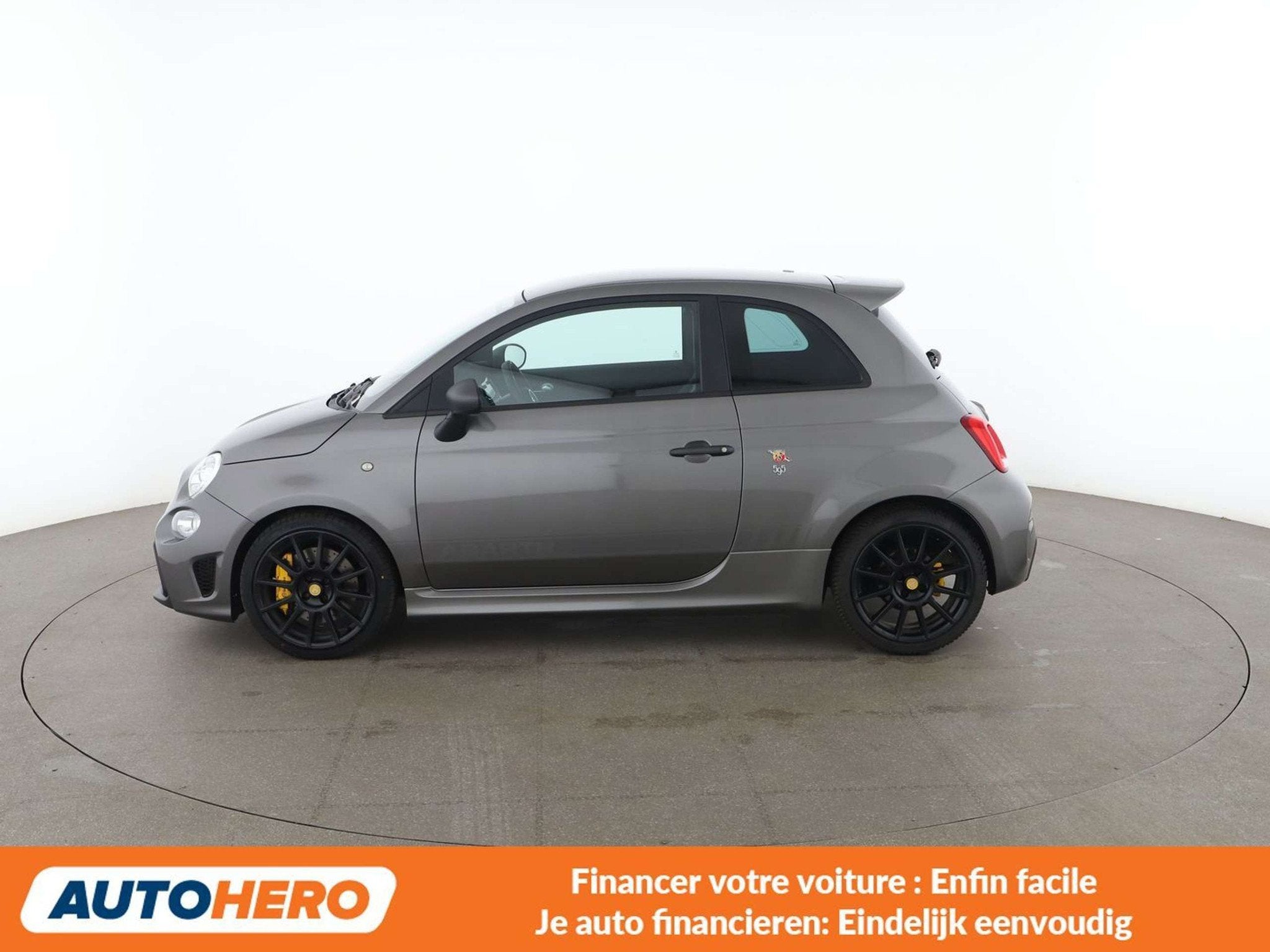 Abarth 595 1.4 Competizione (année de construction 2020), Autos, Abarth, Cuir, Argent ou Gris, Achat, Euro 6