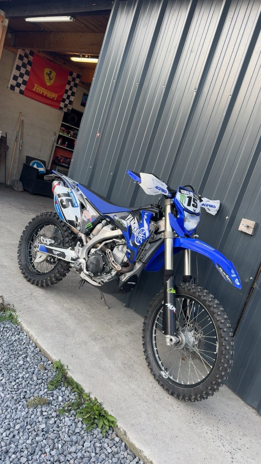 Yamaha WRF 450 Enduro, Motoren, Sportuitlaat, Occasion, Bedrijf, 449 cc
