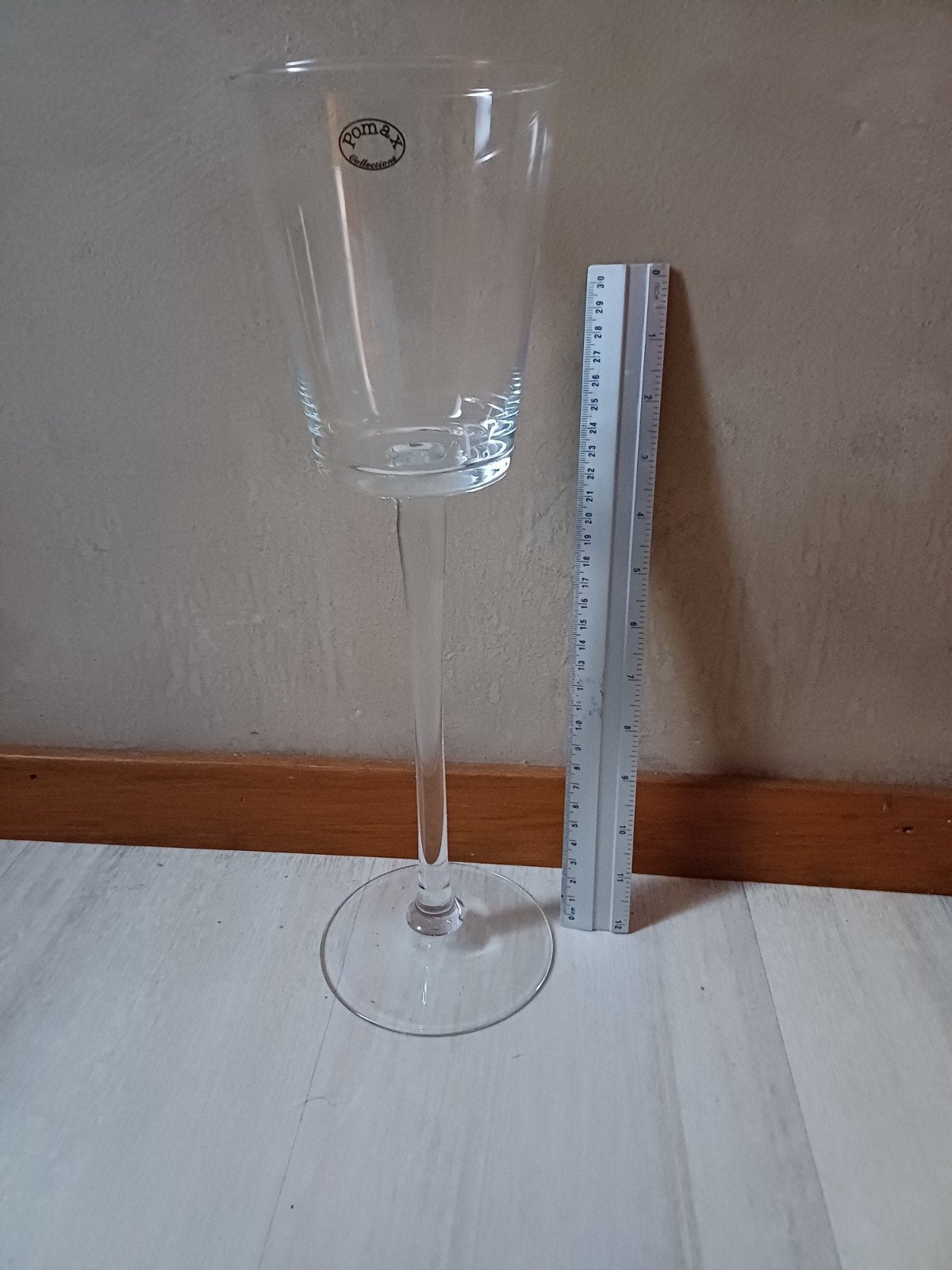 Glazen windlicht, Ophalen