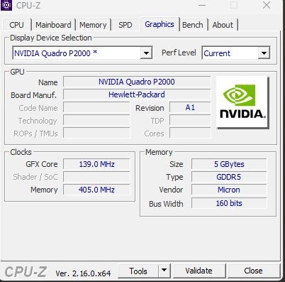 HP Quadro P2000, Informatique & Logiciels, Enlèvement ou Envoi, Utilisé, Nvidia, DisplayPort