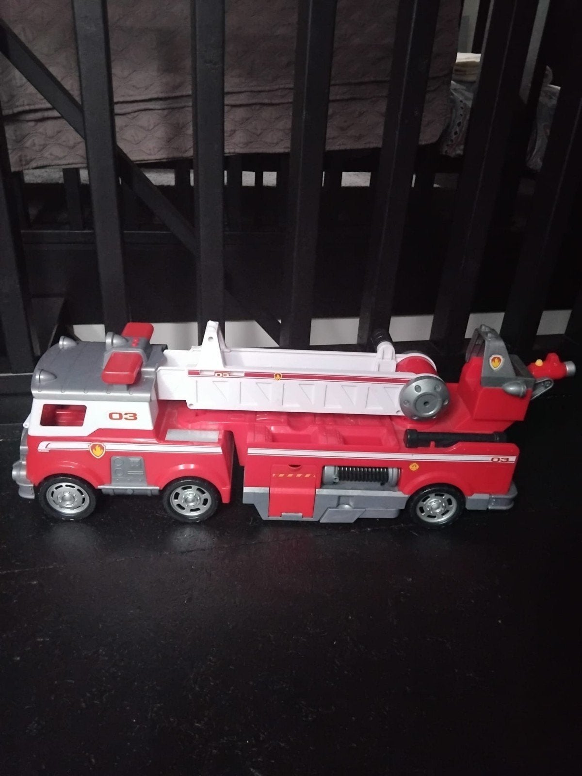PAW Patrol Ultimate Rescue Grote Brandweerwagen (Marshall), Ophalen, Gebruikt