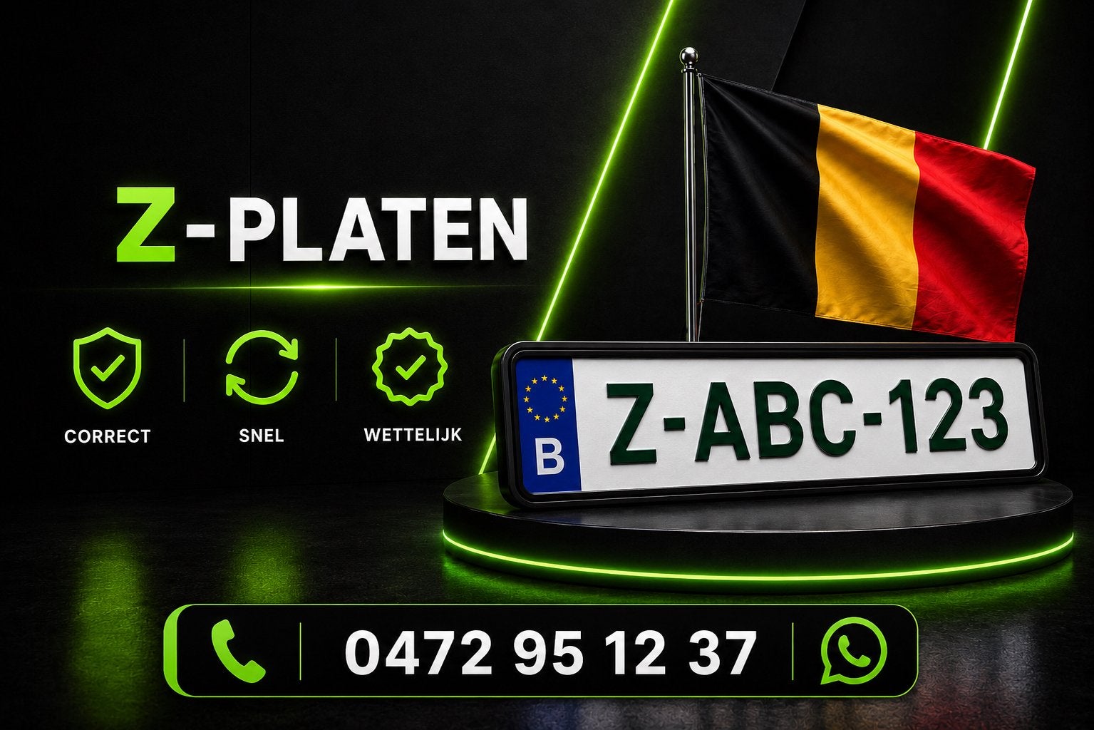 Z platen, Enlèvement, Comme neuf