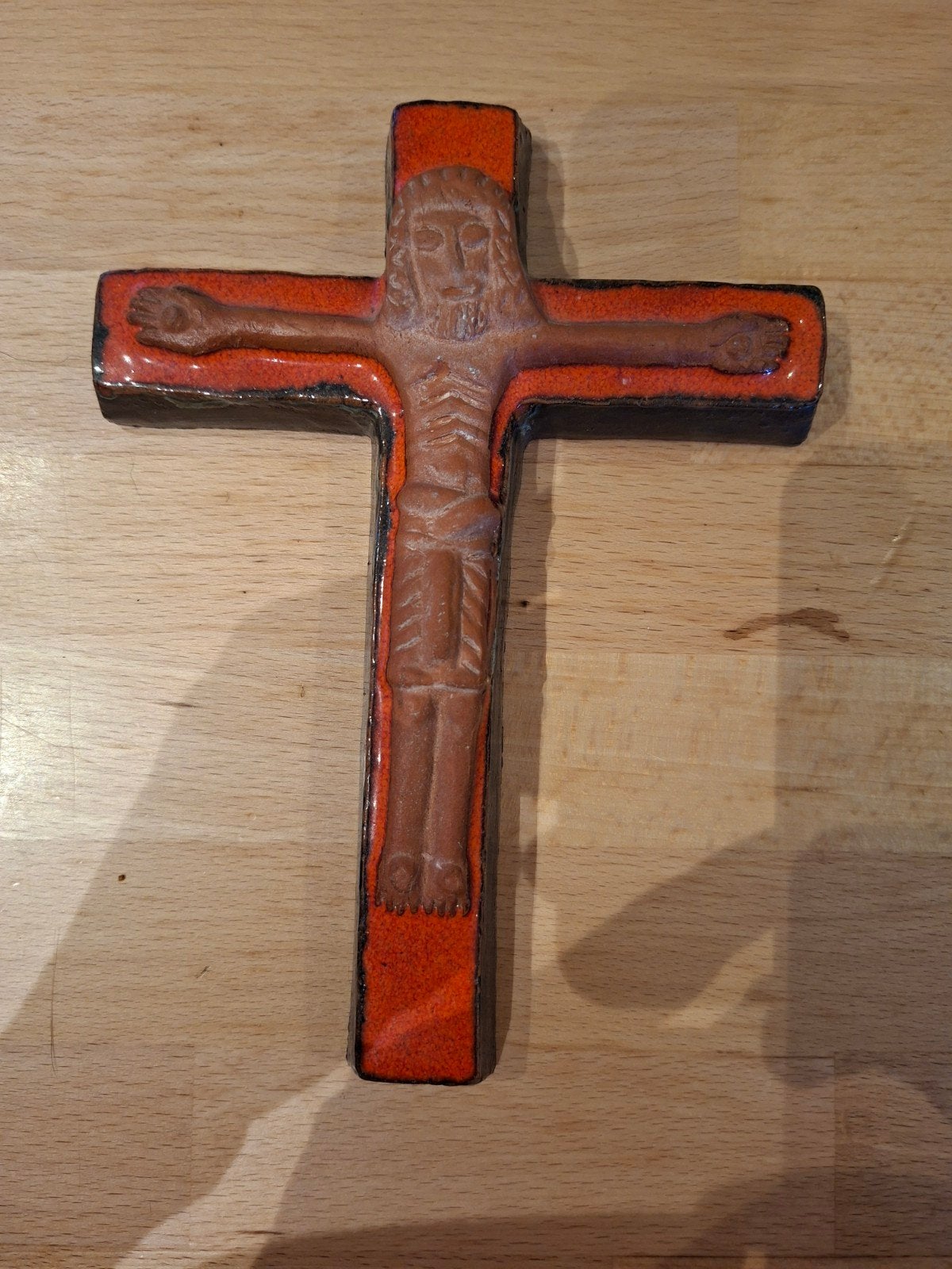 Keramische sculptuur, Ophalen, Geglazuurd, Wanddecoratie, 20 - 50 cm