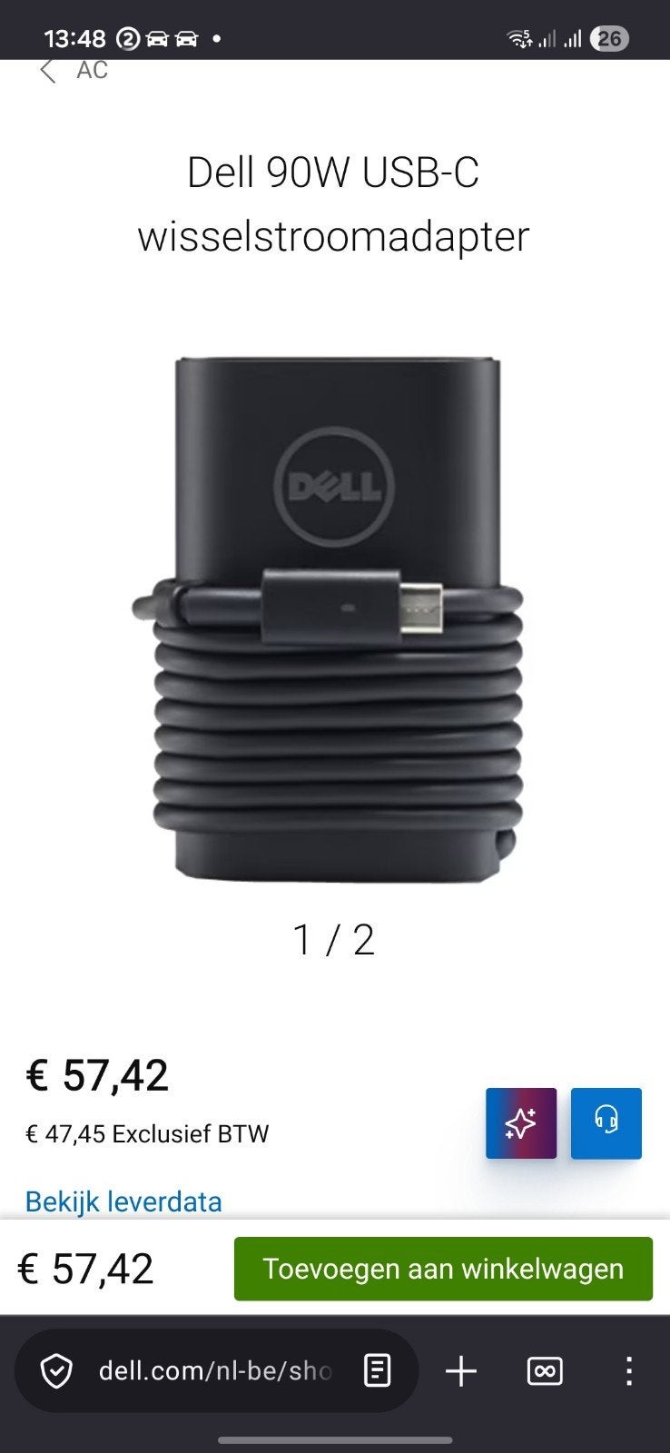 Dell Origineel adapters 45watt tot 240watt, Computers en Software, Laptop-opladers, Ophalen of Verzenden