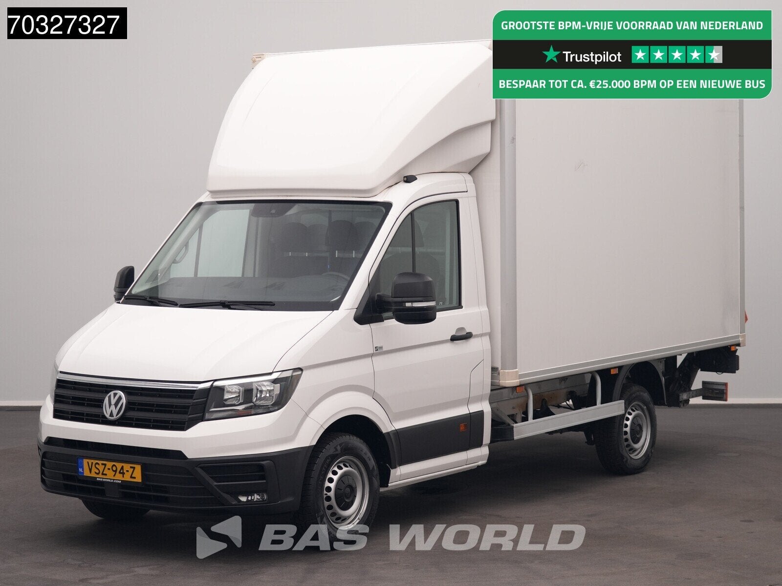 Volkswagen Crafter 140pk Laadklep Zijdeur Bakwagen Navi Airc, Auto's, Bestelwagens en Lichte vracht, Stof, Euro 6, 4 cilinders