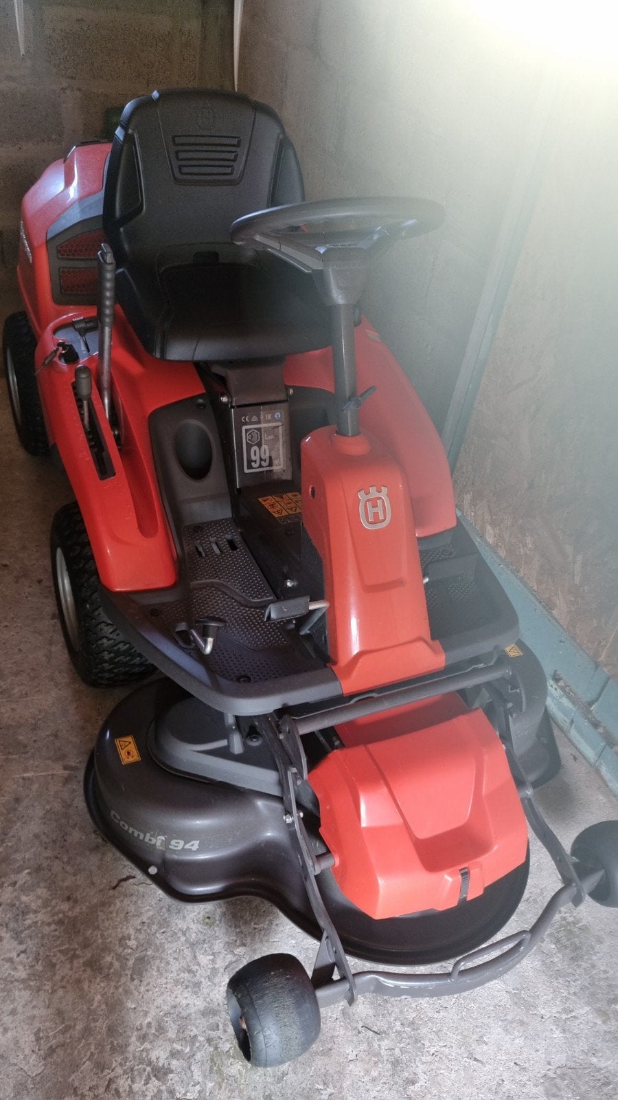 zitmaaier husqvarna r214c, Enlèvement, Utilisé, Husqvarna, 90 à 120 cm