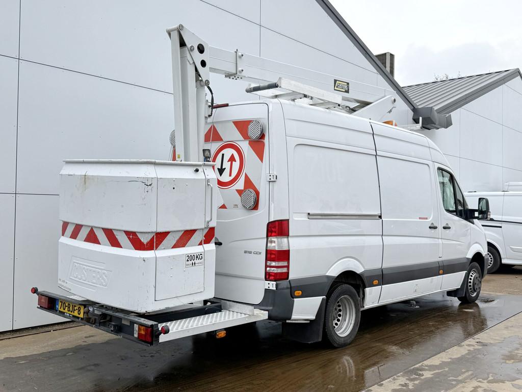 Mercedes-Benz Sprinter 516 2.2 CDI Hoogwerker 14 meter N2 /, Auto's, Gebruikt, Zwart, 4 cilinders, 2000 kg