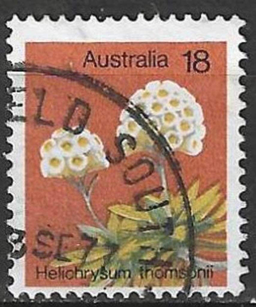 Australie 1975 - Yvert 576 - Série actuelle avecdes fl (ST), Timbres & Monnaies, Timbres | Océanie, Envoi, Affranchi