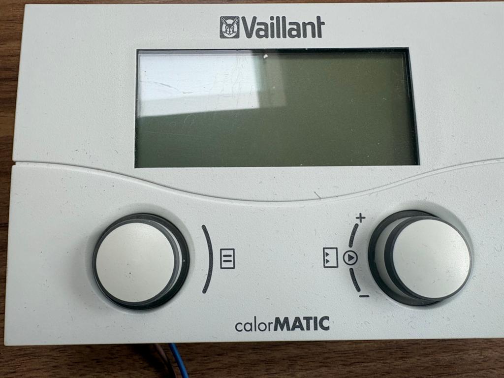 Vaillant thermostaat 430 Color Matic met buitenvoeler, Ophalen, Gebruikt