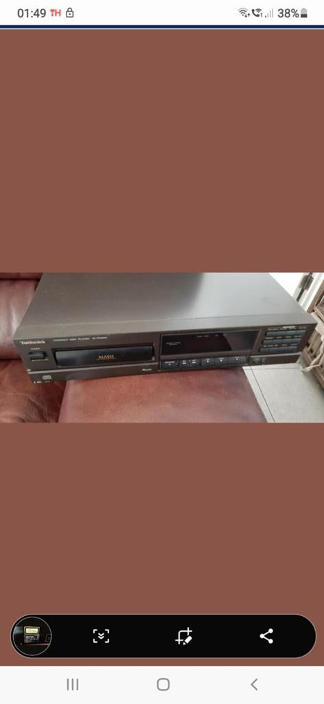 Technics Cdspeler goede werkende staat, Audio, Tv en Foto, DVD spelers, Ophalen