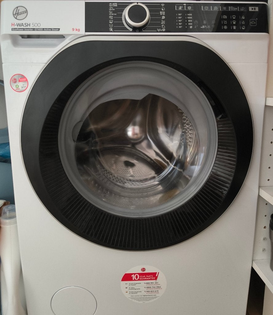 Lave-linge Hoover H-wash 500, 1200 à 1600 tours, Programme court, Comme neuf, Enlèvement