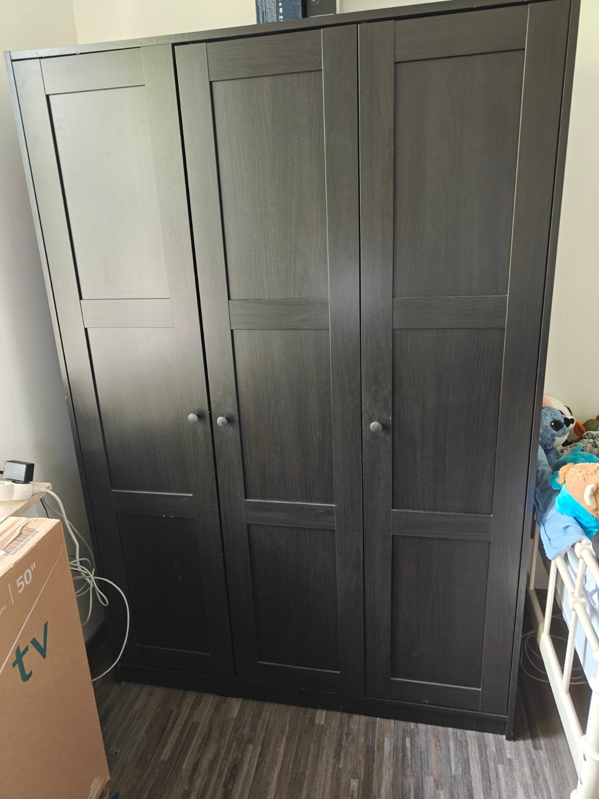 Ikea Rakkestad kleerkast, Huis en Inrichting, Ophalen, Met deur(en), 100 tot 150 cm, Zo goed als nieuw