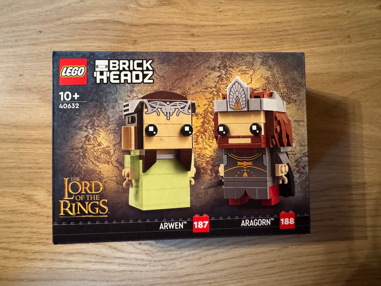 Lego brick headz LOTR aragon en arwen 40632 NIEUW, BrickHeadz, Lego, Nieuw, Ophalen of Verzenden