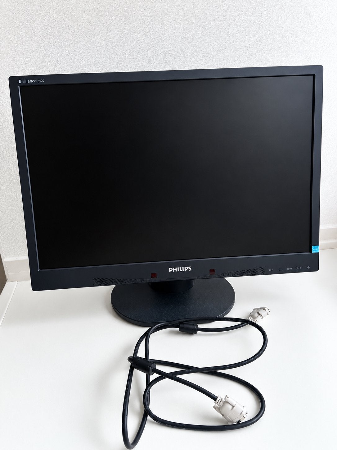 Écran PC Philips Brilliance 240S en bon état, Informatique & Logiciels, Enlèvement, Comme neuf, VGA, Haut-parleurs intégrés