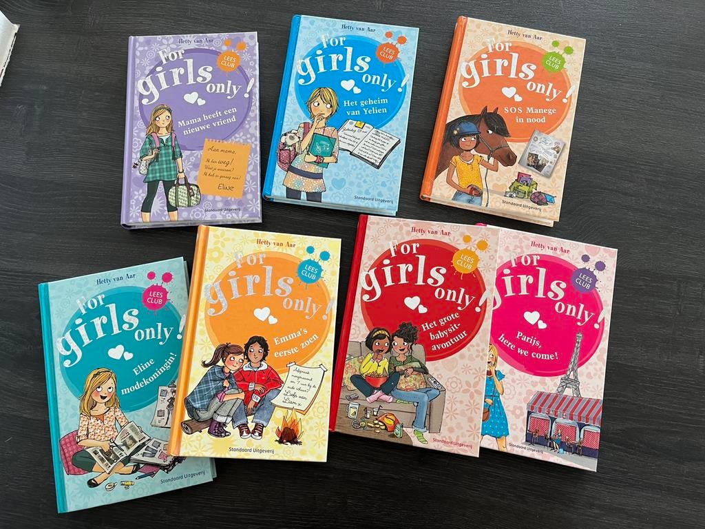 For Girls Only! 7x Hardcover boeken in Hele mooie staat, Boeken, Ophalen of Verzenden, Zo goed als nieuw