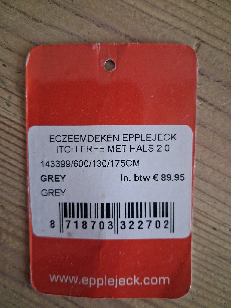 eczeemdeken epplejeck, Dieren en Toebehoren, Paarden en Pony's | Dekens en Dekjes, Ophalen, Cob (M), Epplejeck, Zilver