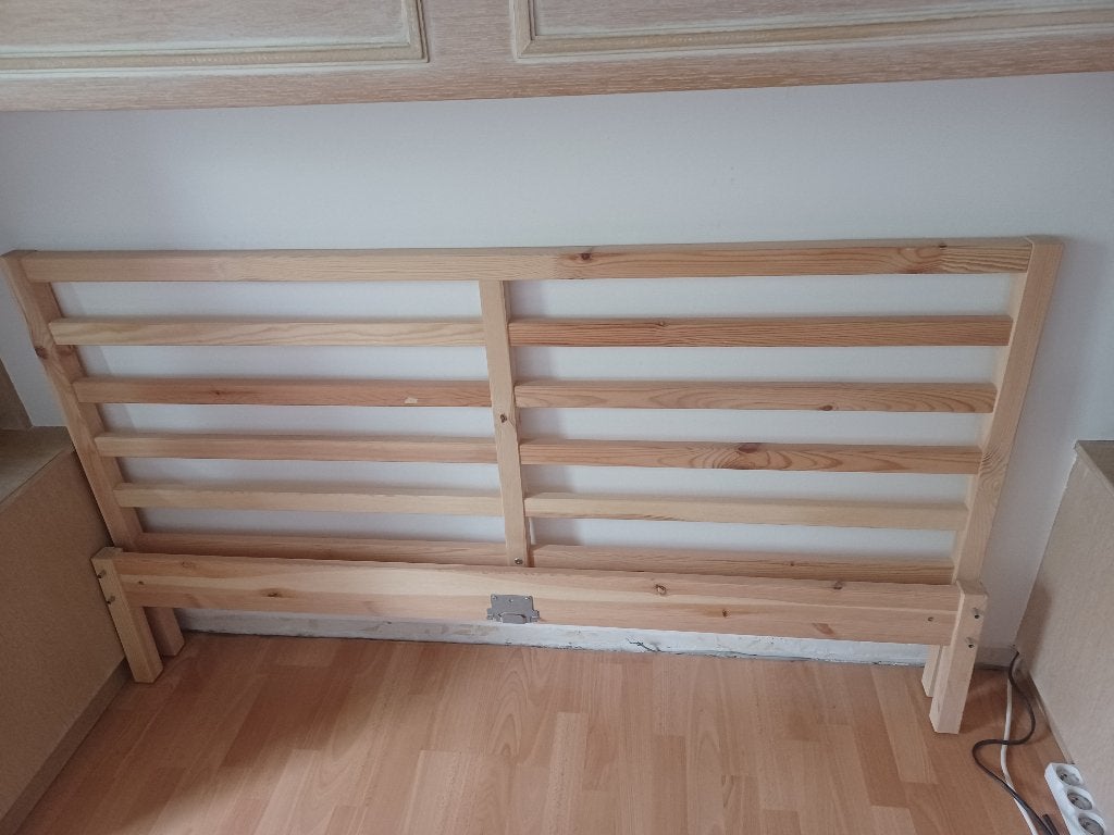 Cadre de lit Ikea TARVA 160x200, Autres couleurs, Comme neuf, Enlèvement, 200 cm