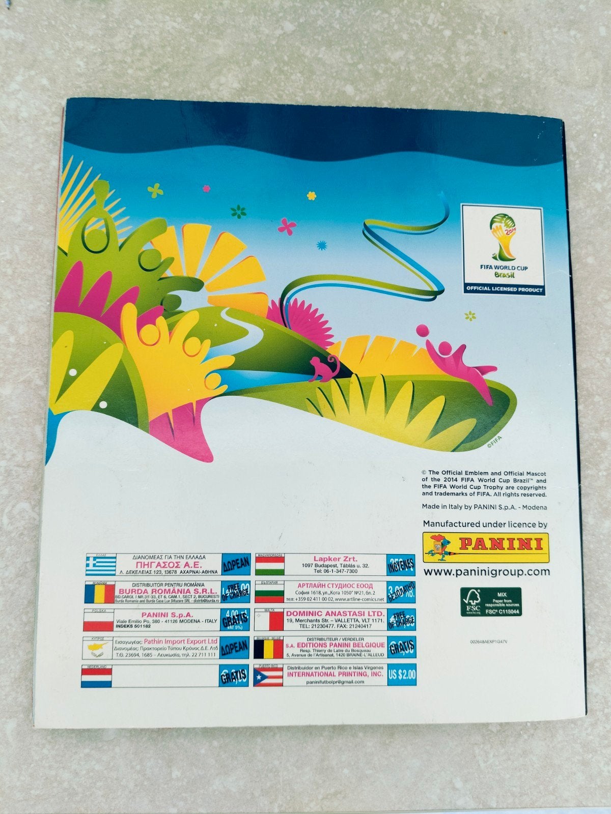 Panini album WK 2014, Verzamelen, Ophalen of Verzenden
