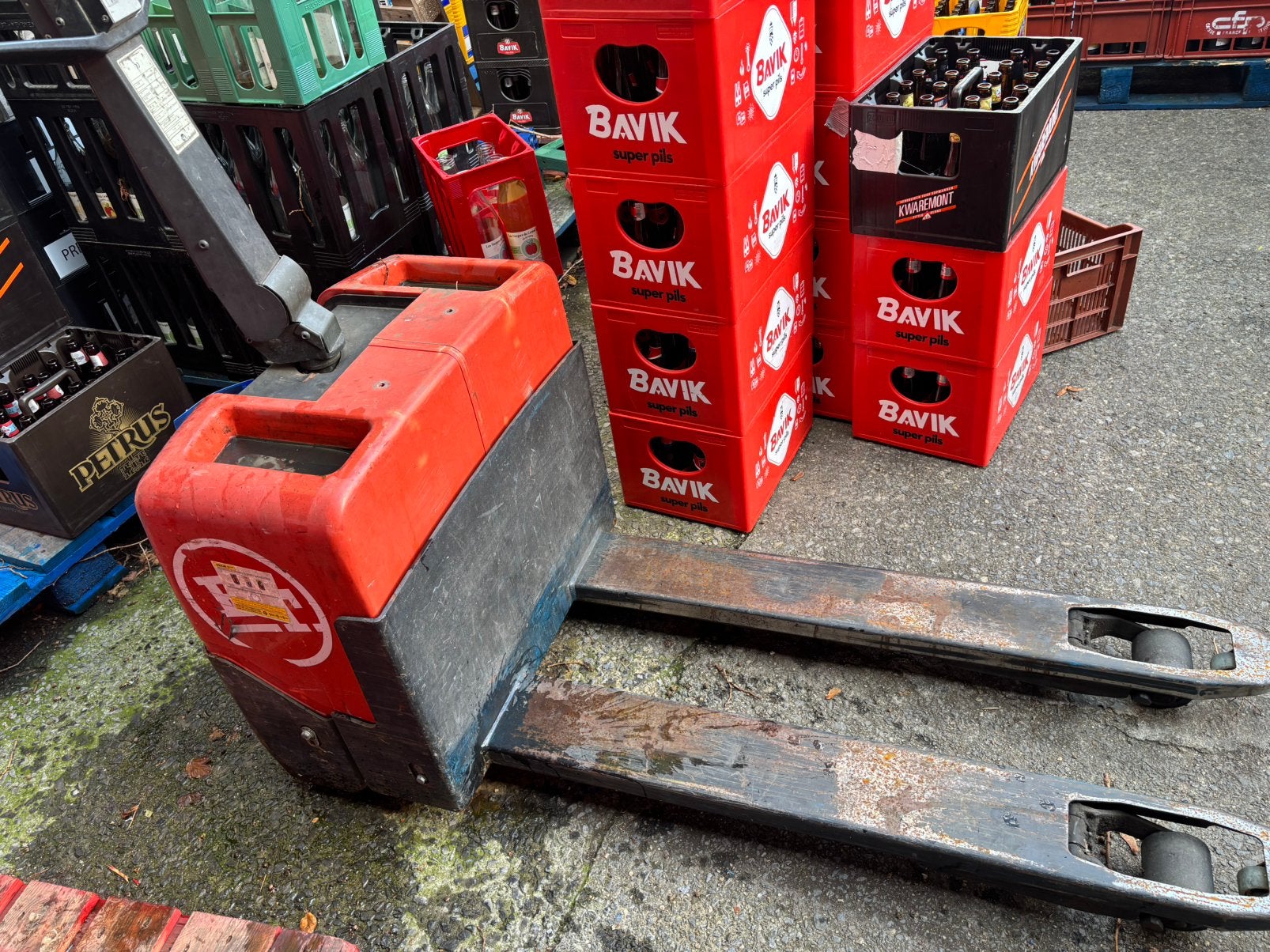 Elektrische palletwagen, Doe-het-zelf en Bouw, Ophalen, Gebruikt