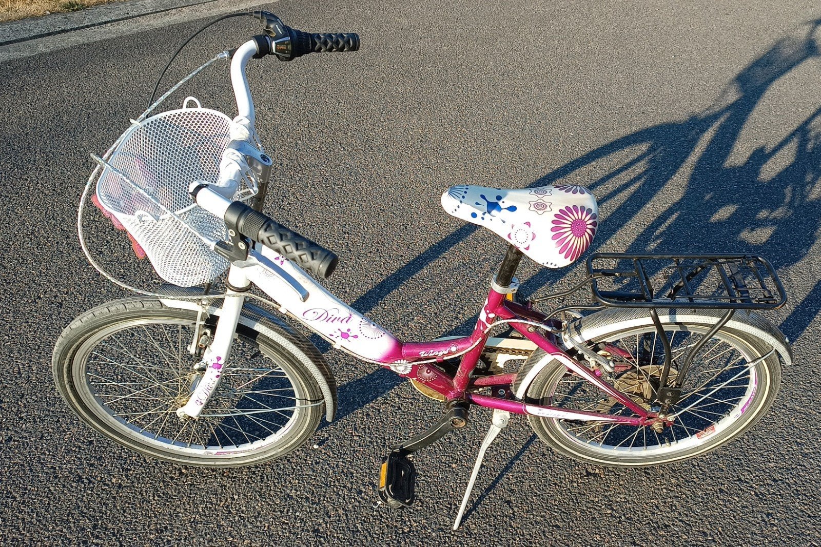Meisjesfiets 20 inch Diva Wings, Ophalen of Verzenden, Versnellingen