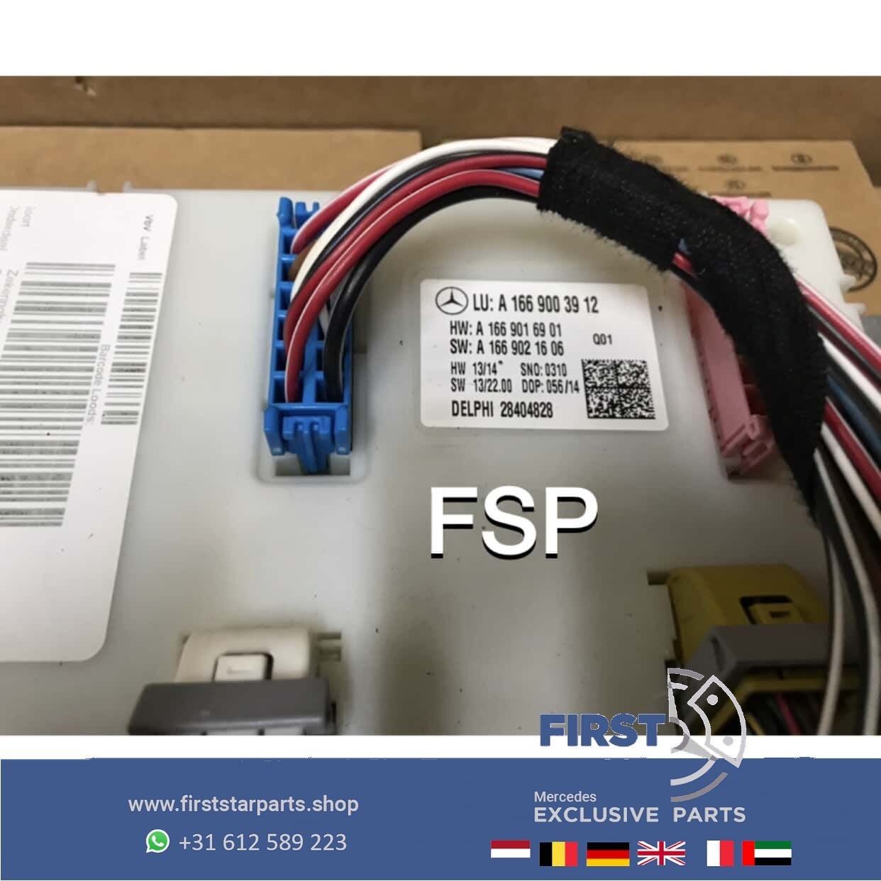 A1669003912 ACHTERSTE SAM MODULE W166 W292 X166 GLE GL 2015-, Utilisé, -, -, Enlèvement ou Envoi