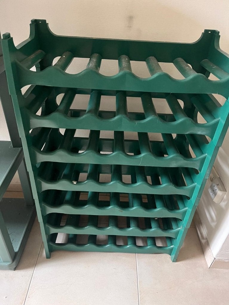 casier à vin, 50 – 75, 25 bouteilles ou plus, Synthétique, Enlèvement