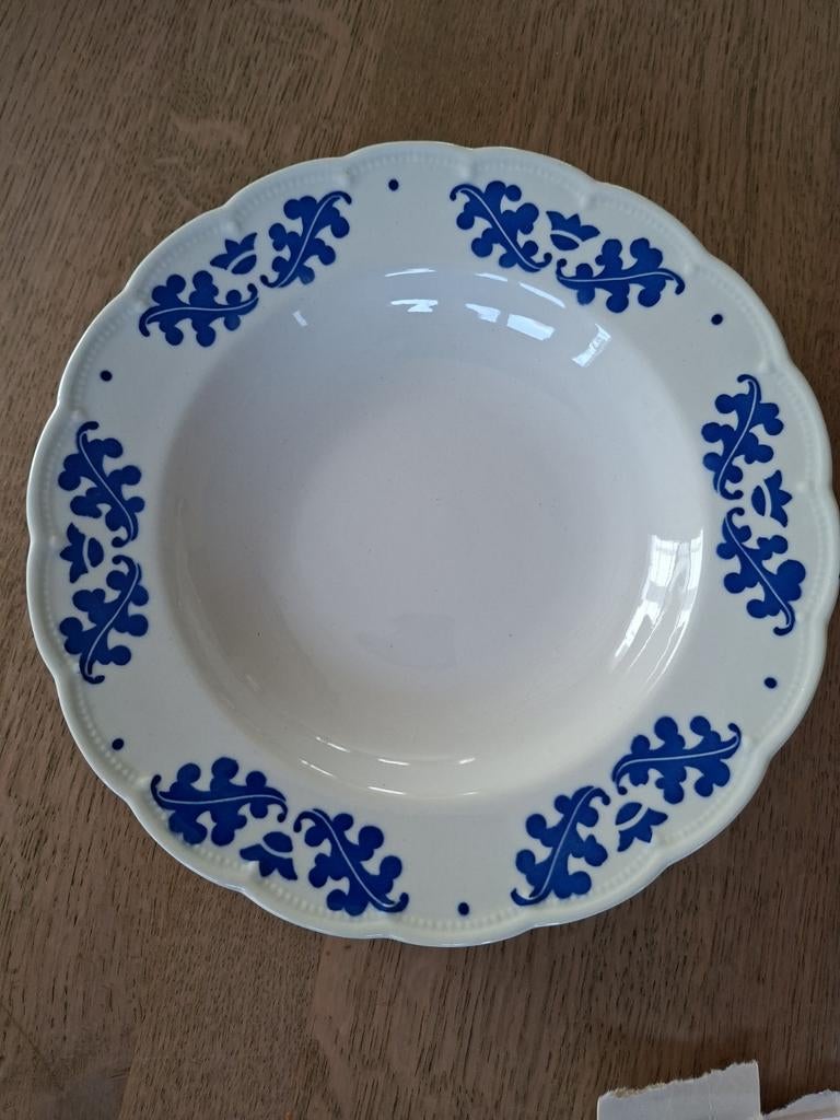 Assiettes vintage Boch La Louvière, Enlèvement