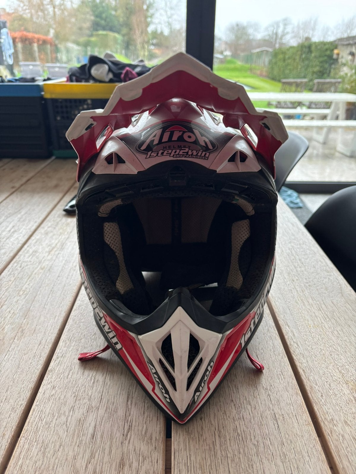 Airoh bmx / mx helm, Motoren, Overige merken, M, Offroadhelm, Ophalen of Verzenden