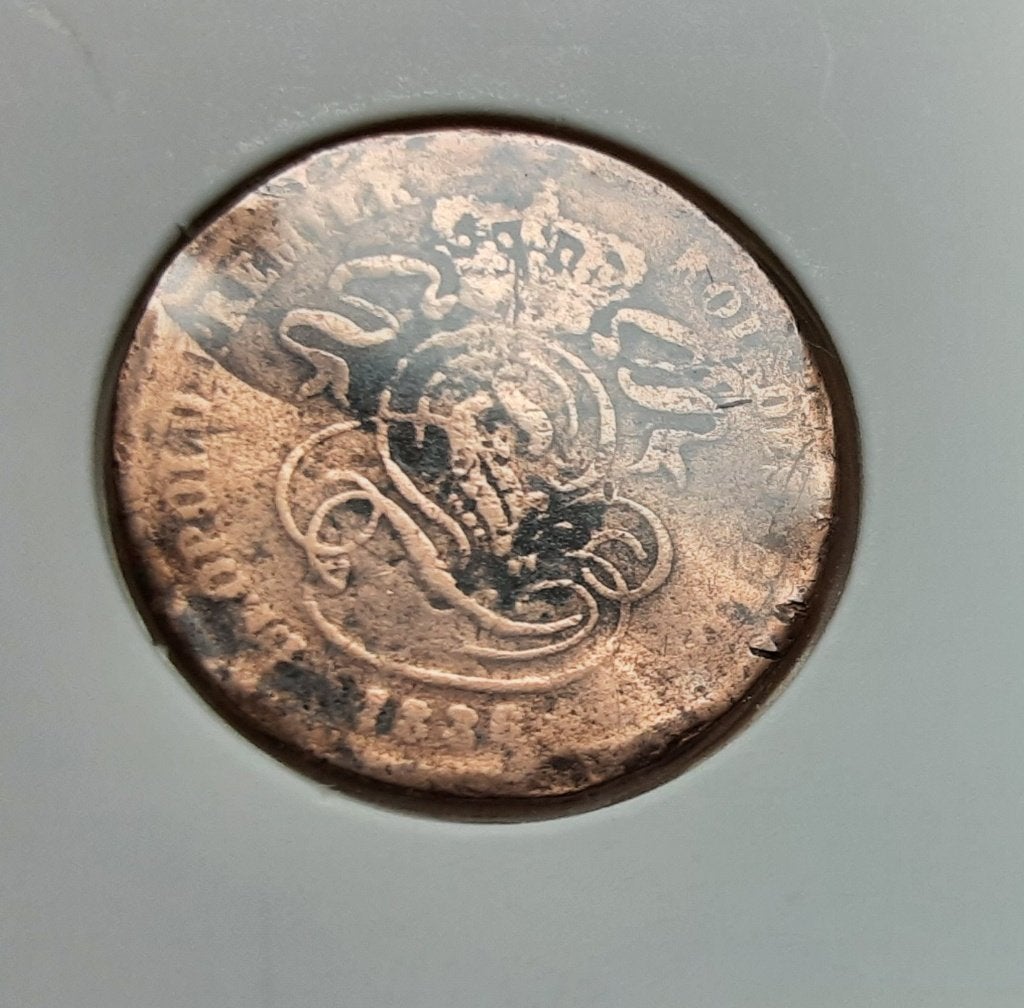 België – 2 cent – 1836-Fr. (Ref 024), Ophalen of Verzenden, Metaal, Losse munt
