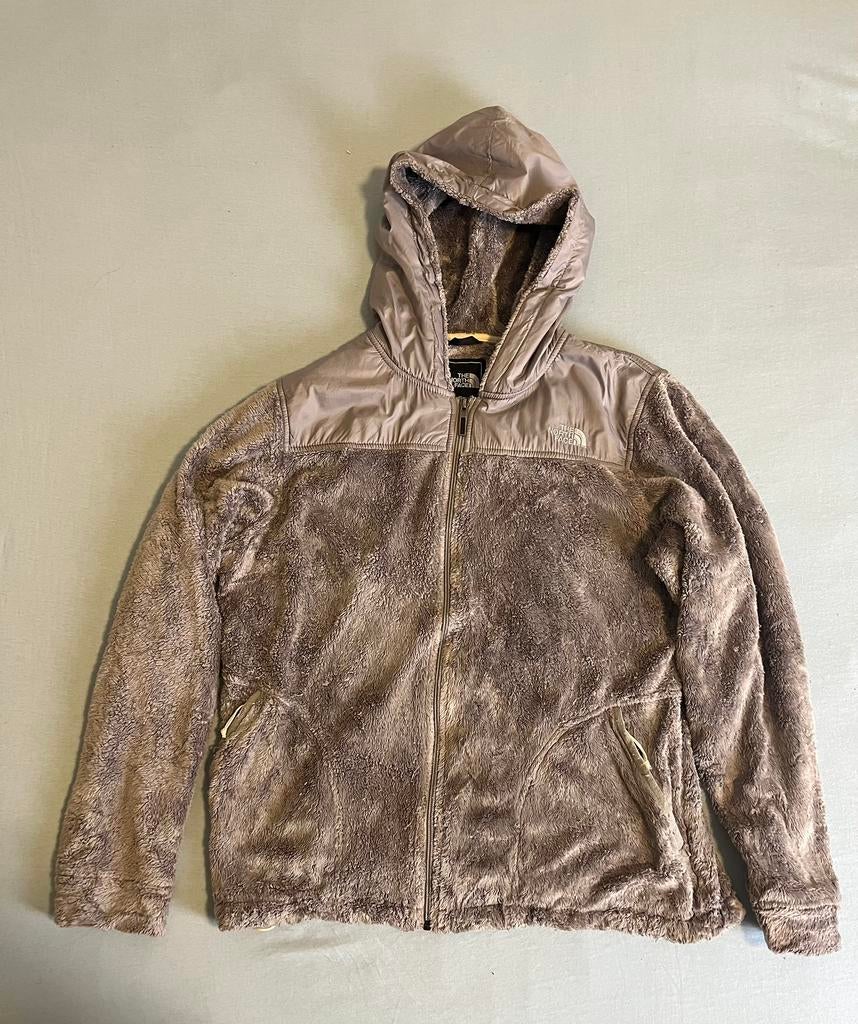 The North Face Osito Fleece Hoodie Dames - Maat XL - Taupe, Ophalen of Verzenden, Zo goed als nieuw, Maat 46/48 (XL) of groter